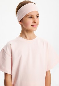 Resim Babygiz Kız Pamuklu Penye, Kaymaz, Terletmez, Ultra Hafif, Esnek Saç Bandı Bandana 