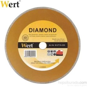 Resim Wert 2710-125 Seramik-Fayans Elmas Testere (125Mm) 