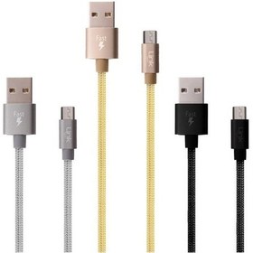 Resim Linktech K551 Micro Usb Örgü Metal Başlı 1Mt Şarj Ve Data Kablosu (359712231) 