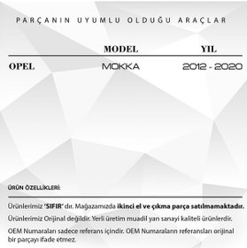 Resim Opel Mokka Için El Fren Dügmesi - Kirmizi 560937545 