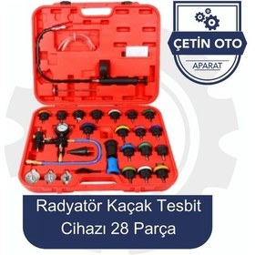 Resim Servis Radyatör Su Kaçak Test Cihazı 28 Parca 
