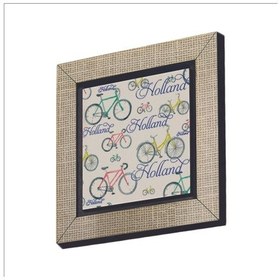 Resim Hollanda Bisklet Görseli Baskılı Mdf Magnet 7x7 152 