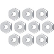 Resim Folinda 10 Adet 8mm Paslanmaz Çelik Altıgen Somun, Stihl Ve Solo Zincir Testerelerine Uygun, Dayanıklı Korumalı Vidalama Aksesuarı 