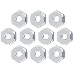Resim Folinda 10 Adet 8mm Paslanmaz Çelik Altıgen Somun, Stihl Ve Solo Zincir Testerelerine Uygun, Dayanıklı Korumalı Vidalama Aksesuarı 