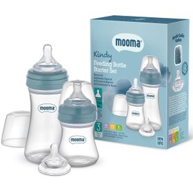 Resim Mooma Biberon Başlangıç Seti - Mavi - Mavi / Standart 