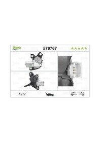 Resim Peugeot Rifter Silecek Motoru Arka 2018-2024 Valeo 579767 