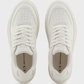 Resim Armani Exchange Bayan Ayakkabı Xw001631 Af17351 Mz128 Beyaz-gold Beyaz-gold 