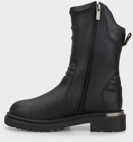 Resim Harley Davidson Bayan Bot 021z100571 Black Deri Siyah Deri 