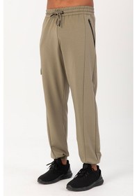 Resim Maraton Sportswear Oversize Erkek Lastik Paça Basic Açık Haki Eşofman Altı 22466-açık Haki Açık Haki 