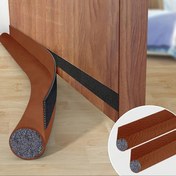 Resim 1 Paket Kahverengi PET Kapı Altı Mühür Şeridi - Ses Geçirmez, Su Geçirmez ve Rüzgar Geçirmez Ayarlanabilir Yapışkanlı Hava İzolasyonu için Kapılar & Pencereler Arasındaki Boşluklar, Yatak Odası, Oturma Odası, Ev Dekoru, Pencere İzolasyon 