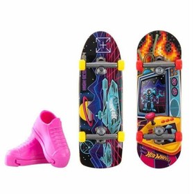 Resim Hotwhells Hot Wheels Skate Retro Temalı İkili Parmak Kaykay ve Ayakkabı Paketleri HXL17-HXL21 