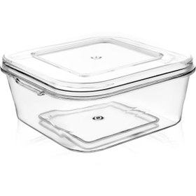 Resim mayer plastik Kuşaklı Kare Kapaklı Kase (May 315) Paket 25 adet 