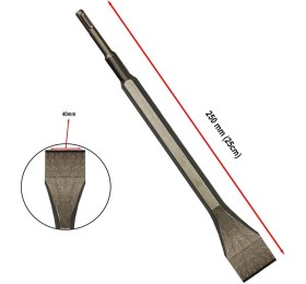 Resim Sds-Plus Düz Keski Ucu 14X250X40 mm | Beton ve Duvar Için Kırma ve Kanal Açma Ucu 