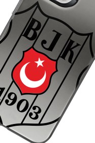 Resim Beşiktaş Büyük Arma Bayrak Premium Telefon Kılıfı - iPhone 14 