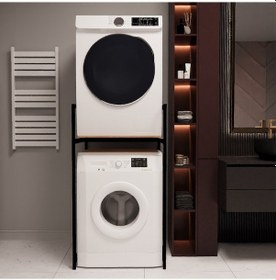 Resim Banyo Rafı Çamaşır Ve Kurutma Makinesi Dolabı Çam 1623 Çam 