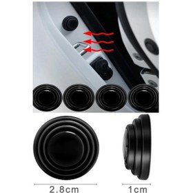 Resim Joyhub 10 Parça Kapı Şok Emici Seti - Kalın Siyah Silikon Tampon Pedler Zkn Rwq 156 1 