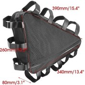 Resim Maoyaya Siyah Siyah Saklama Pil Kılıfı Kapasiteli Dağ Çantası Büyük Bisikleti 693-1 39x34x26x8cm Pi Siyah 