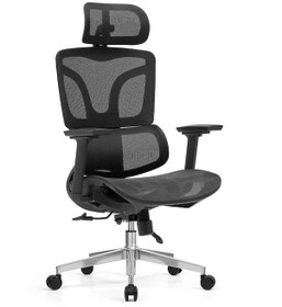 Resim Lılıum File Oturaklı Siyah Yönetici Koltuğu 