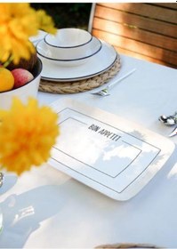 Resim The Mia Daily Tunes Dikdörtgen Servis Tabağı - 34 X 25 Cm Dly007 