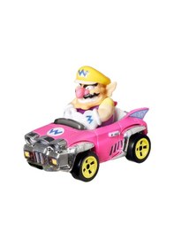 Resim Hot Wheels Mario Kart Karakter Araçlar Warıo Grn22 Çok Renkli 