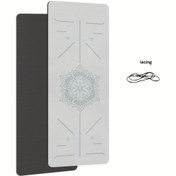 Resim Çizgili Premium TPE Yoga Matı - Kaymaz, Dayanıklı Fitness & Eğitim Ekipmanı, Yoga Aksesuarları 