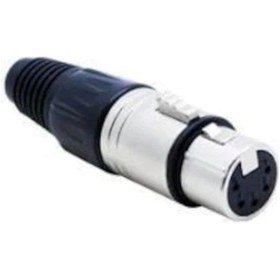 Resim Ceysanticaret-5 Pin Canon Xlr Konnektör Kablo Tipi Dişi 