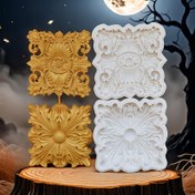 Resim 1 adet Barok Stili Silikon Reçine Döküm Kalıbı, Yapışmaz ve Kolay Çıkarma, DIY Reçine, Pişirme, Çikolata, Fondant, Şeker Sanatı için Dayanıklı Avrupa Etkili Kek Dekorasyon Kalıbı, Mutfak Gereksinimleri 