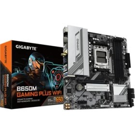 Resim Gigabyte Gıgabyte B650M Gamıng Plus Wıfı 8000MHZ (Oc) Ddr5 M.2 Am5 Matx Anakart 