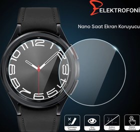 Resim Amazfit GTS 4 Saat Nano Kırılmaz Cam Ekran Koruyucu Film 