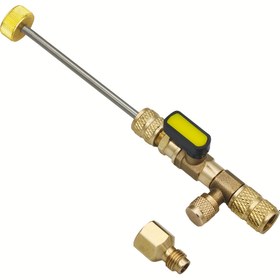 Resim Vanalar için Çekirdek Sökme ve Takma Aleti, Çift Boyutlu SAE 1/4 ve 5/16 Bağlantı Noktaları, HVAC R32 R410A Soğutma Klima Onarımı için Tasarlanmıştır. 