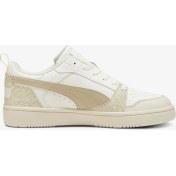 Resim Puma Rebound V6 Low Animal Fever Kadın Bej Spor Ayakkabı.01 