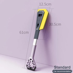 Resim Cdwishbest No.1 Tarzı Araba Kar Küreği Çift Uçlu Kar Buz Kazıyıcı Ayrılabilir Oto Ön Cam Kar Fırçası Sökücü Kaymaz Kavrama Temizleme Aracı Aksesuarları (Yurt Dışından) 