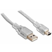 Resim S-Link Sl-Uk55 Usb2.0 5M Şeffaf Usb Am/Mini 5Pin Kablo 