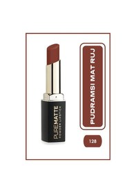 Resim Pure Matte Powder Lipstick No:128 - Pudramsı Mat Ruj 128 
