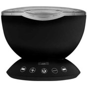 Resim Ankatek Vkemall Renkli Projektörü Okyanus Müzik Mini Lambası Işık Hoparlörler Gece Dalgası Çok Fonksiyonlu Bluetooth - Gümüş 