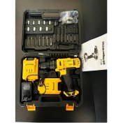 Resim Şarjlı Darbeli Vidalama Seti, Çift Batarya ile Güç ve Rahatlık Sunar 