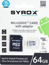 Resim Syrox Hafıza Kartı 64 Gb 
