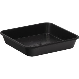 Resim Potex Plastik 14 cm Kare Saksı Tabağı 