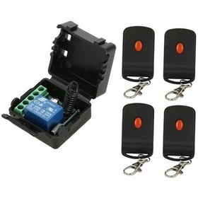 Resim Youmex Akıllı Kablosuz Kumanda Anahtarı - 4 Kumandalı, 433mhz Frekans, Dc12v, Geniş Uygulama Alanı 