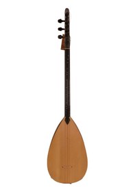 Resim Kısa Sap Yaprak Maun Profesyonel Bağlama 