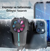 Resim MetaForce Telefon Soğutucu Fan Hava Soğutmalı Cep Telefon Soğut 