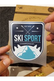 Resim Bay Etiket Hbg43 Kayak Sporu Sampiyonasi Etiketi 