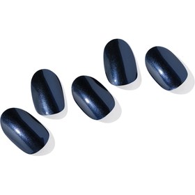 Resim N Navy Chrome Jel Tırnak 30 Adet, 2 Kullanım 