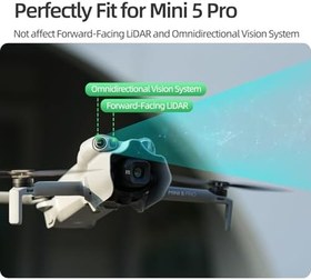 Resim Mini 5 Pro Lens Hood Parlama Önleyici Lens Güneş Hood Güneşlik Koruyucu Kapak Gimbal Kamera Koruyucu Guard DJI Mini 5 Pro Drone Aksesuarları ile Uyumlu 