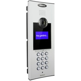 Resim Multitek Mb-10 Multibus Lcd Ekranlı Şifreli Kameralı Zil Paneli 