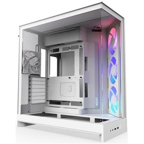 Resim Nzxt H Series H9 Flow Rgb Cm-h92fb-r1 Siyah Atx Mid Tower Gaming Akak0nzx0064 