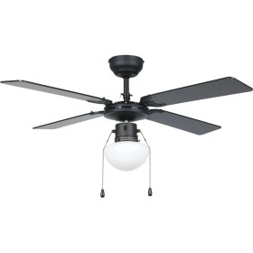 Resim Eglo 35122 "fortaleza" 106,6 cm Çapında Çelik Tavan Vantilatörü Çekme Ipli Ac Motor 
