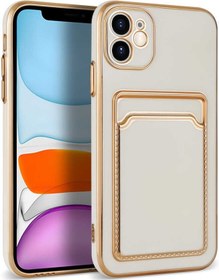 Resim İphone 11 Uyumlu Zore Bark Kartlıklı Kılıf-beyaz Beyaz 
