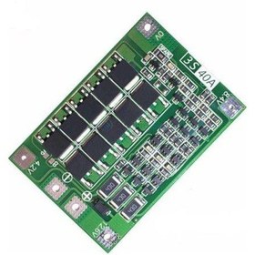 Resim 3S 40A 12.6V Bms Pil Koruma Balans Kartı 18650 Lityum Li-İon Pil N11.1034 
