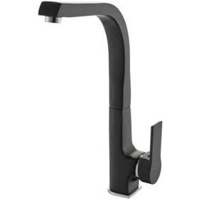 Resim Yıldız Mix Kare Siyah Eviye Bataryası Yıldız Armatür Safir Serisi 